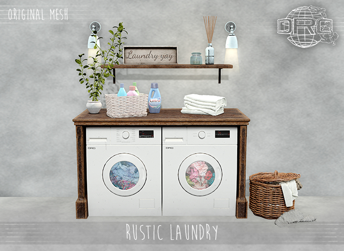 -DRD- Rustic Laundry