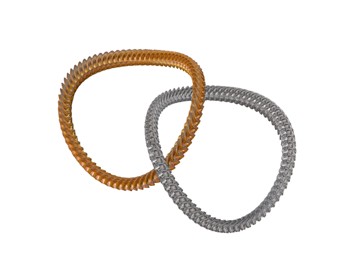 Thick Necklace Gold+Silver