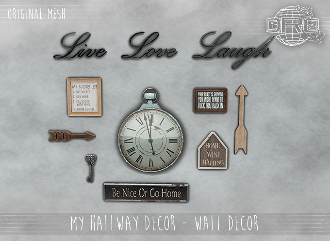 -DRD- My hallway decor - Wall Decor