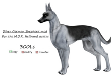 Hellhund : Silver German Shepherd Skin Applier