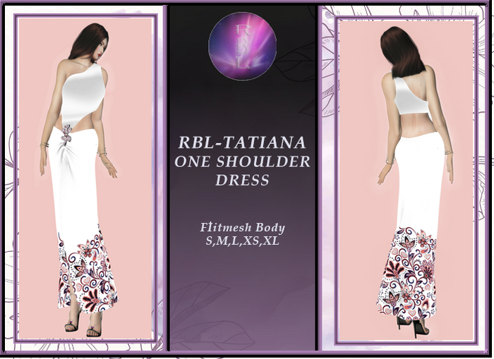 RBL-Tatiana  One Shoulder Dress