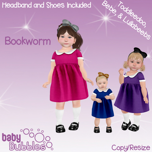 ::BB:: Bookworm - Blue [TD, BB, LB]