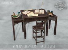 -DRD- Wizards Classroom - Teacher Desk