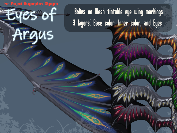 BOM Argus Eye Wings for Skywyrm wyvern