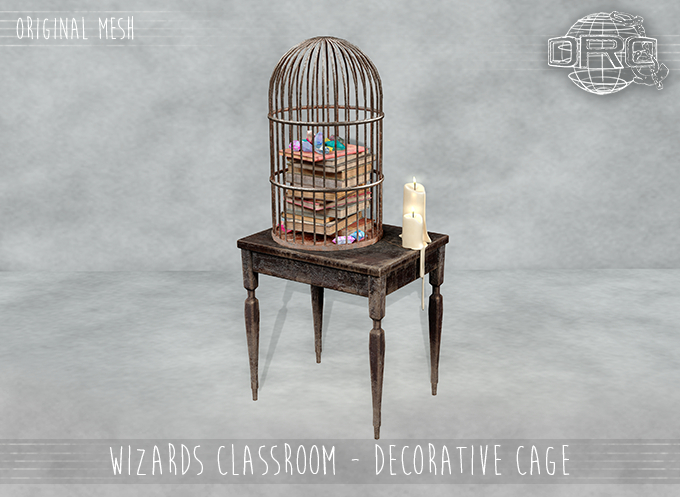 -DRD- Wizards Classroom - Decorative Cage