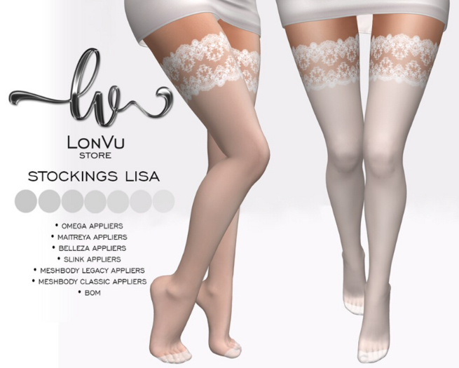 ::LonVu::Stockings Lisa White