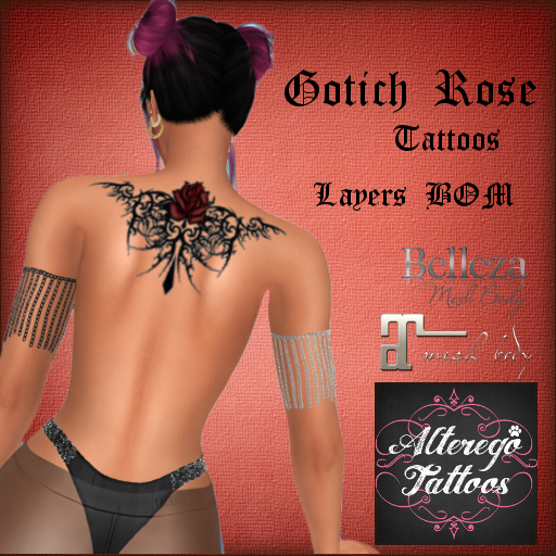 Gothic Rose * Layers BOM  (box)