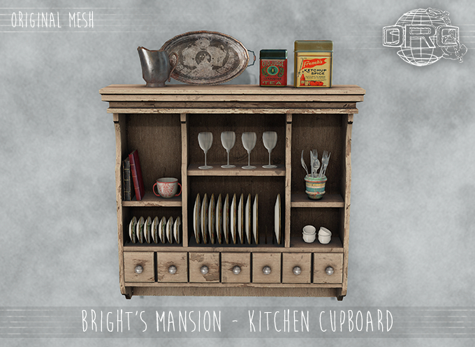 -DRD- Bright's Mansion -  Kitchen Cupboard