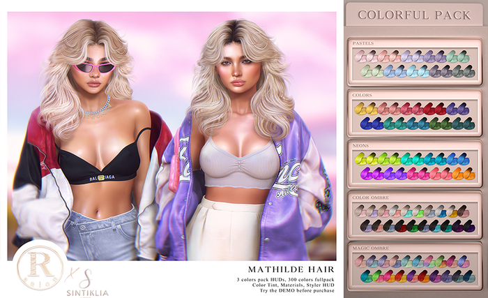 RAMA.SALONxSintiklia - Mathilde Hair 'Colorful Pack'