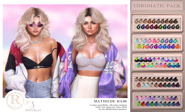 RAMA.SALONxSintiklia - Mathilde Hair 'Chromatic Pack'
