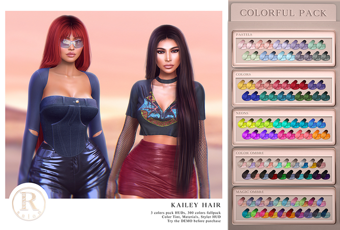 RAMA.SALON - Kailey Hair 'Colorful Pack'