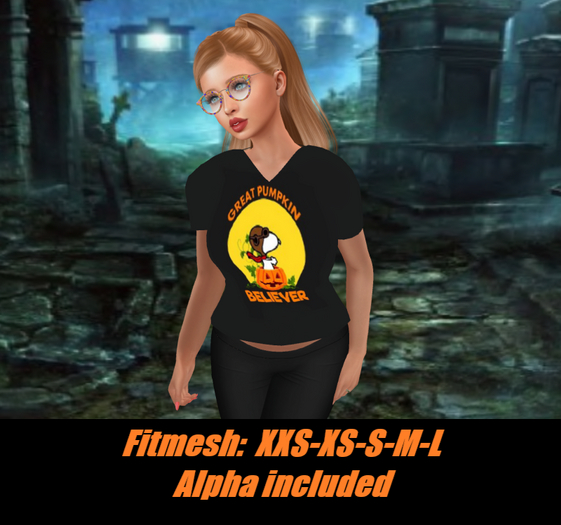 Halloween #4-Ladies V-neck T-shirt