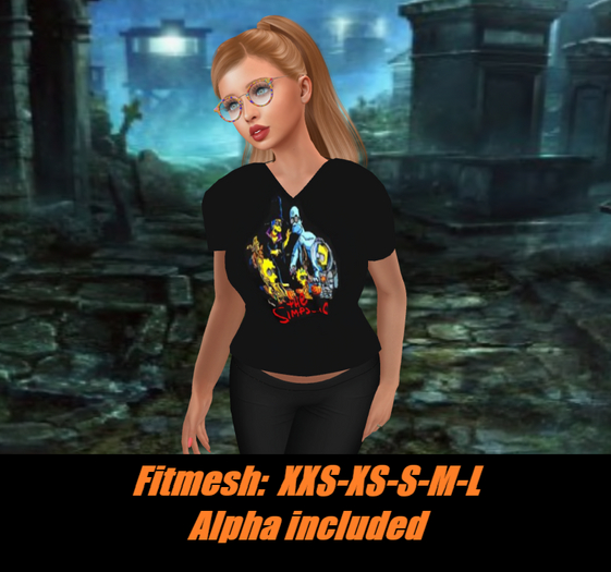 Halloween #3-Ladies V-neck T-shirt