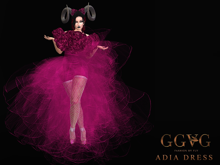 GGVG ADIA DRESS ROSE