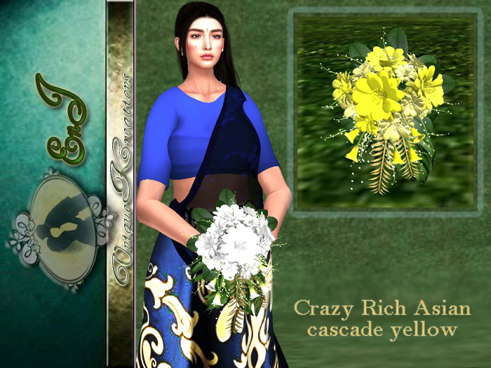 Crazy Rich Asian cascade yellow