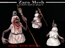 ZM - Horror - Bloody Snowman - FULL PERM MESH