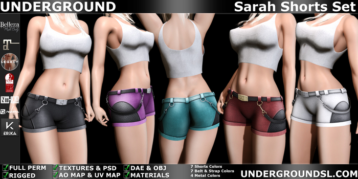 (UG) - Sarah Shorts Set