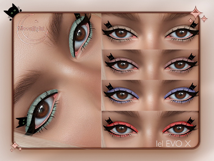moonlight - Kitty Eye Makeup LELX