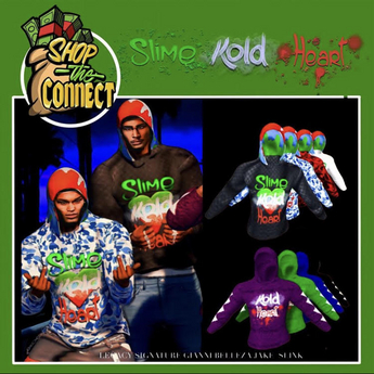 Second Life Marketplace - The CONNECT - Slime Kold Heart Hoodie
