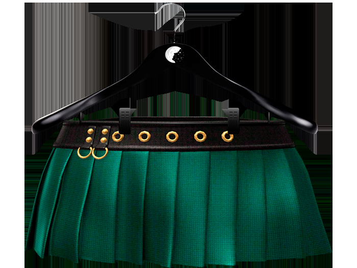 Moonie - Giselle - SKIRT Dark Green(ADD)