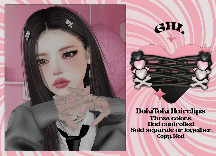 [GAL] DokiToki Hairclip (fatpack)
