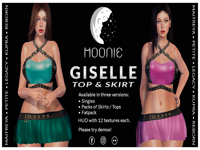 Moonie - Giselle Top & Skirt - Fatpack v1(ADD)