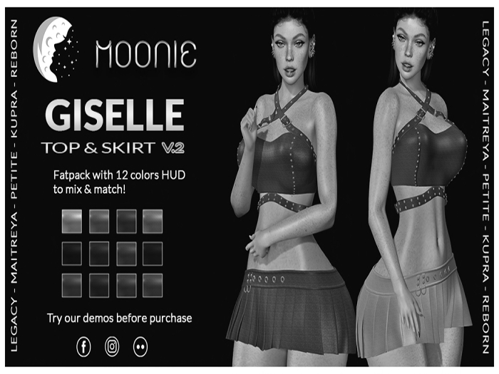 Moonie - Giselle Top & Skirt - DEMO v2(ADD ME)