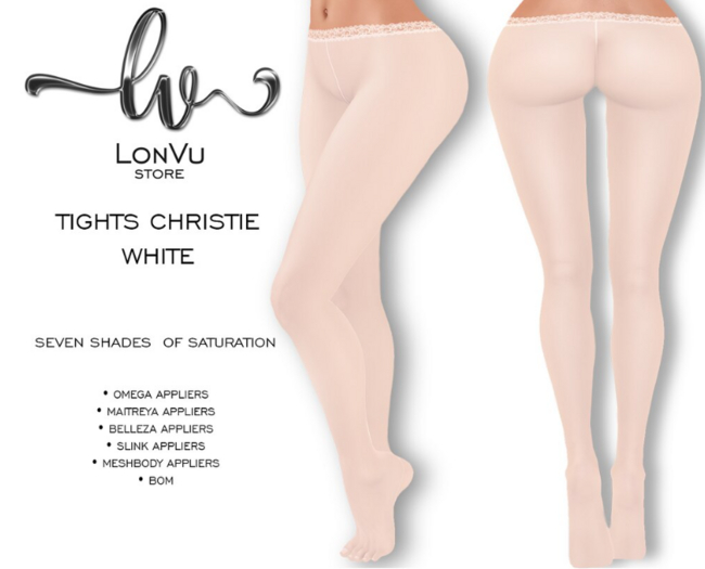 ::LonVu::Tights Christie White