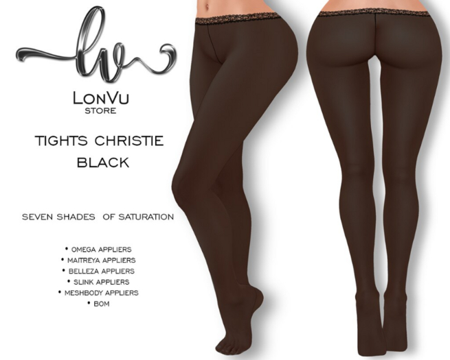 ::LonVu::Tights Christie Black