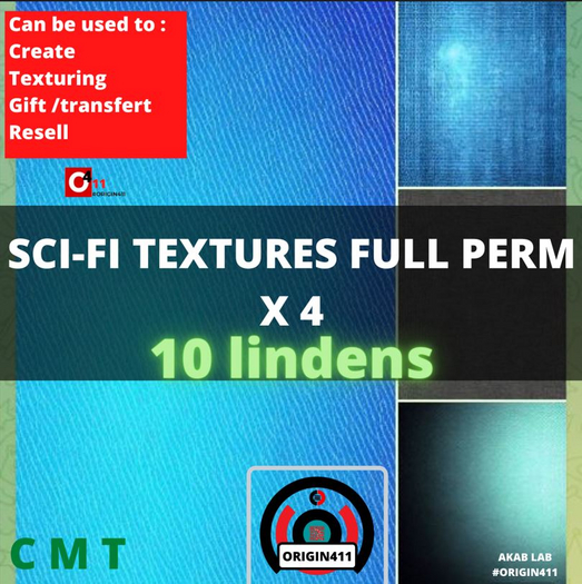 SCI-FI Texture Pack FULL PERM  P2 X4