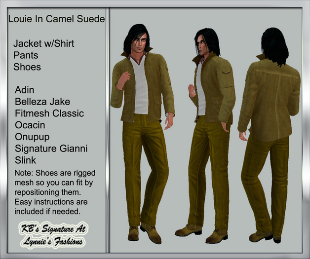 LOUIE CAMEL SUEDE UNPACK