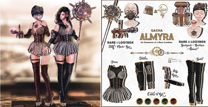 Luas x BJK Almyra - Complete Set w/ BOTH RARES