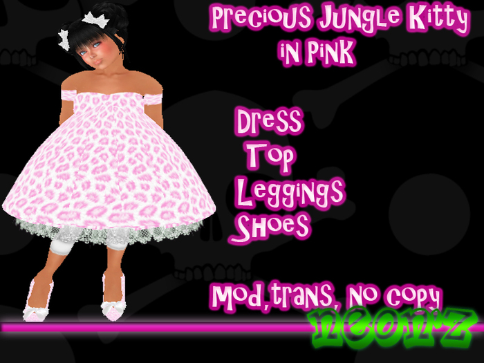 Precious Jungle Kitty in Pink 