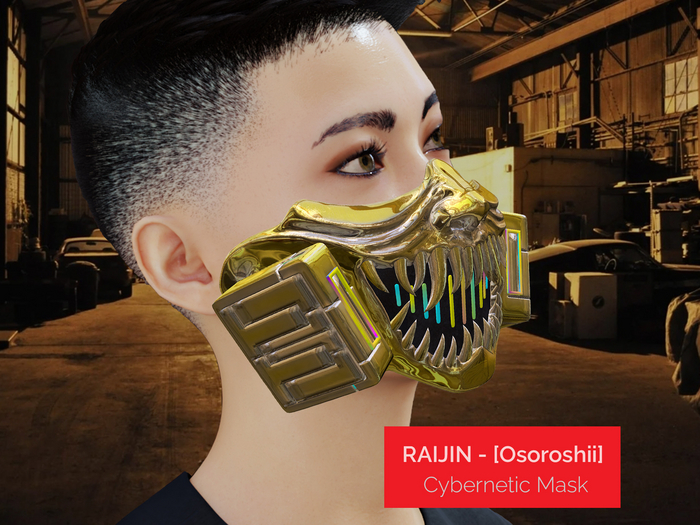 RAIJIN - [Osoroshii] Cybernetic Mask