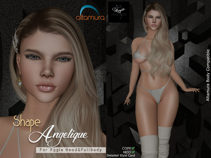 Shape Angelique for Altamura Aggie Head & Fullbody UPDATED