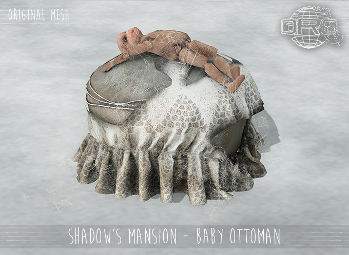 -DRD-  Shadow's Mansion - Baby Ottoman