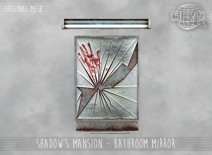 -DRD-  Shadow's Mansion - Bathroom Mirror
