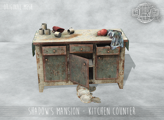 -DRD-  Shadow's Mansion - Kitchen Counter