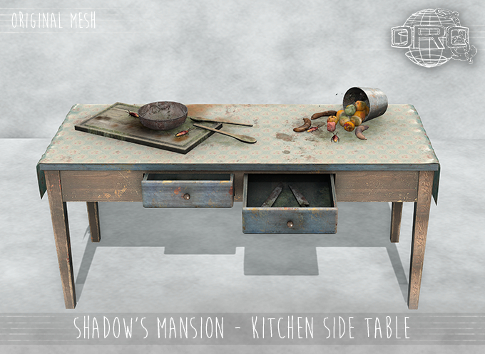 -DRD-  Shadow's Mansion - Kitchen Side Table