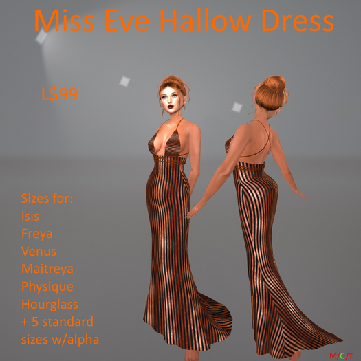 (BB design) Miss Eve Hallow Dress DEMO