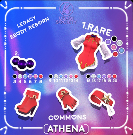 1. Usagi Society - Athena Dress RARE