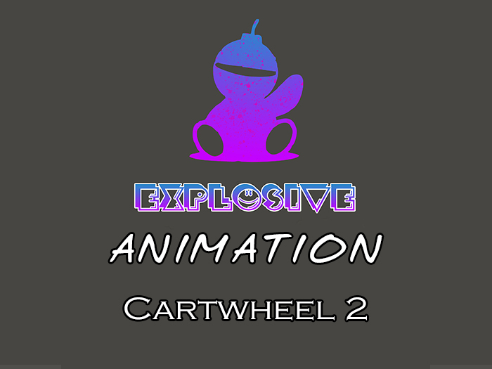 Explosive animation - Cartwheel 2 Full Perm