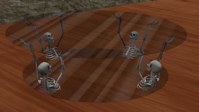 MbM Halloween Skeleton Dinner Table