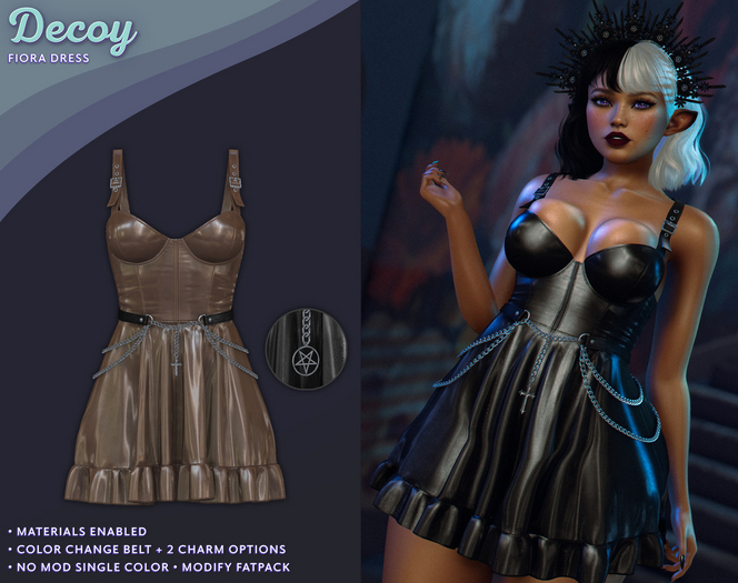 Decoy - Fiora Dress: Brown