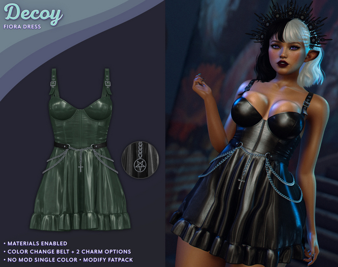 Decoy - Fiora Dress: Green