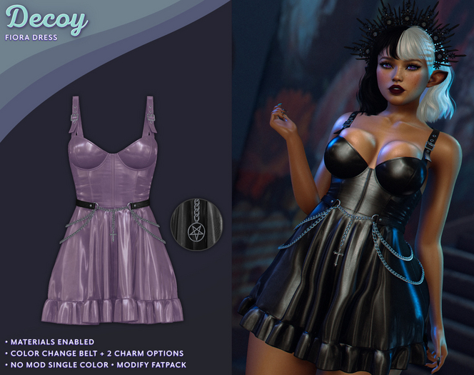 Decoy - Fiora Dress: Lavender