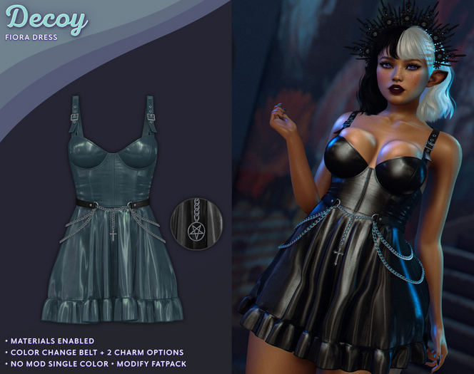 Decoy - Fiora Dress: Teal
