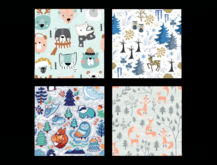 *6KW* FULL PERM Textures (Seamless Winter Animals)