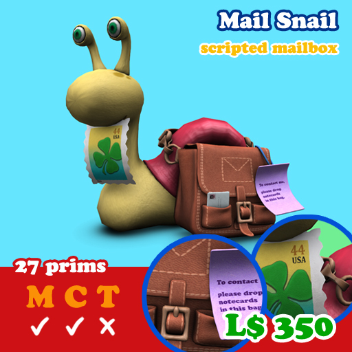 [AMH] Mail Snail - red