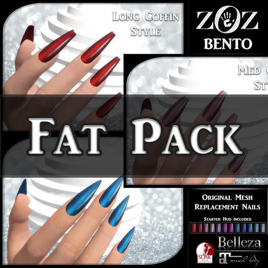 {ZOZ} BENTO Nails (Fat) (wear)